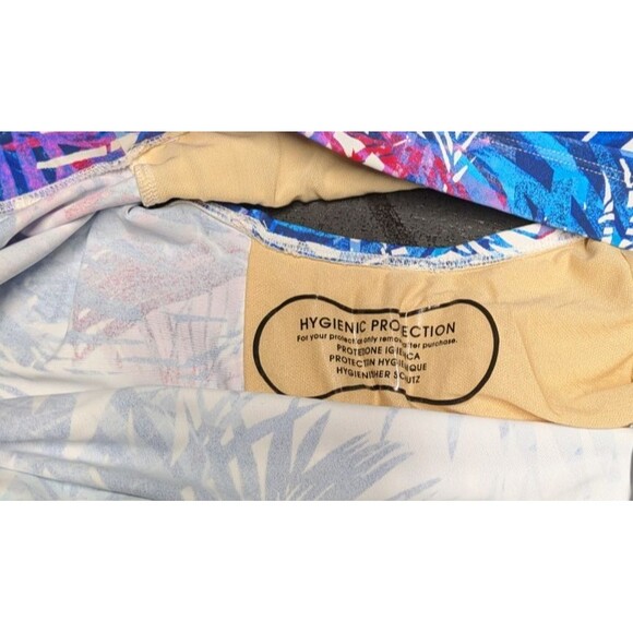 NWOT Swimsuits for All Swim 365 22 Bikini Bottoms Tropical Print High Waisted - Picture 3 of 5